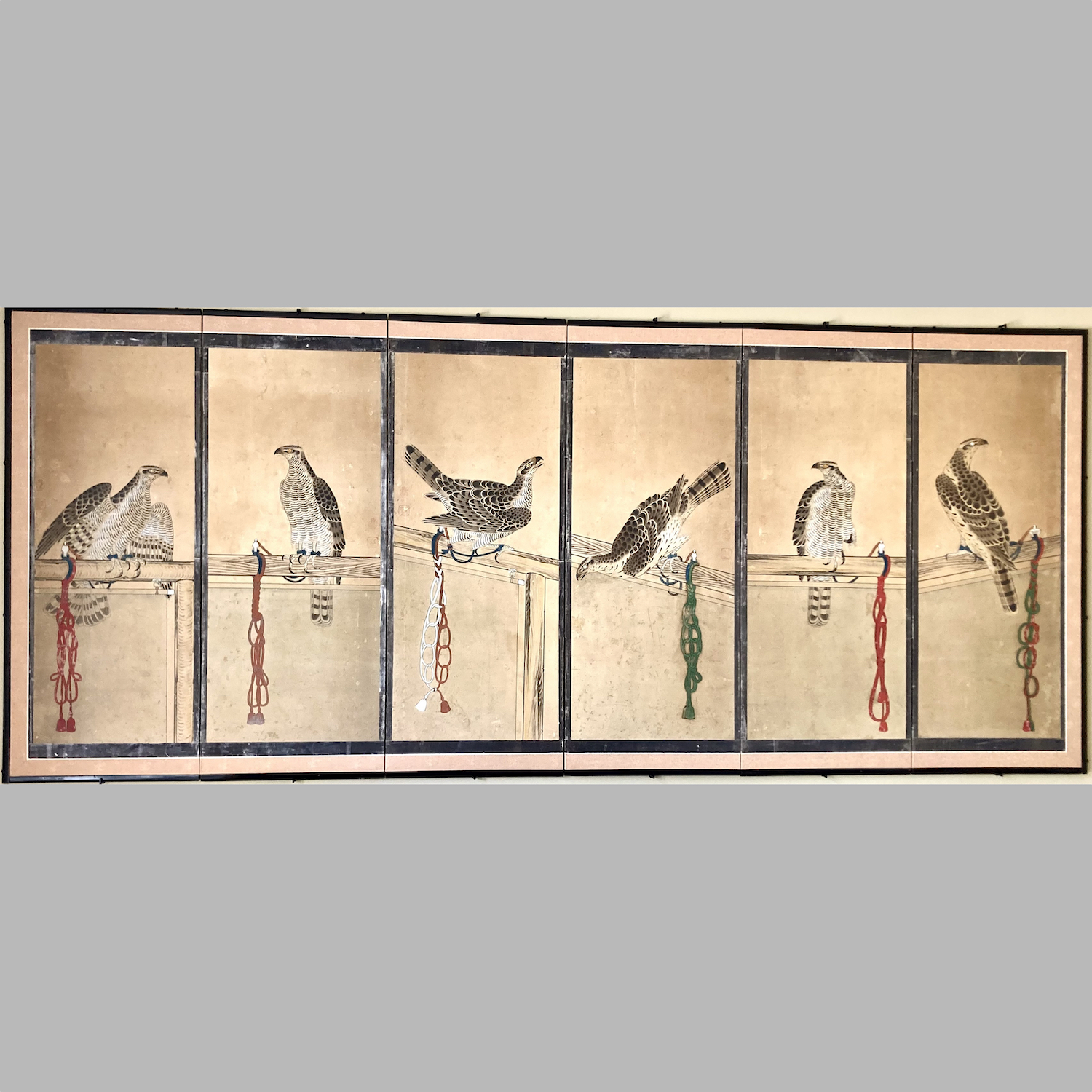 antique-japanese-screen-painting-ink-colors-depicting-goshawks-c323-8a
