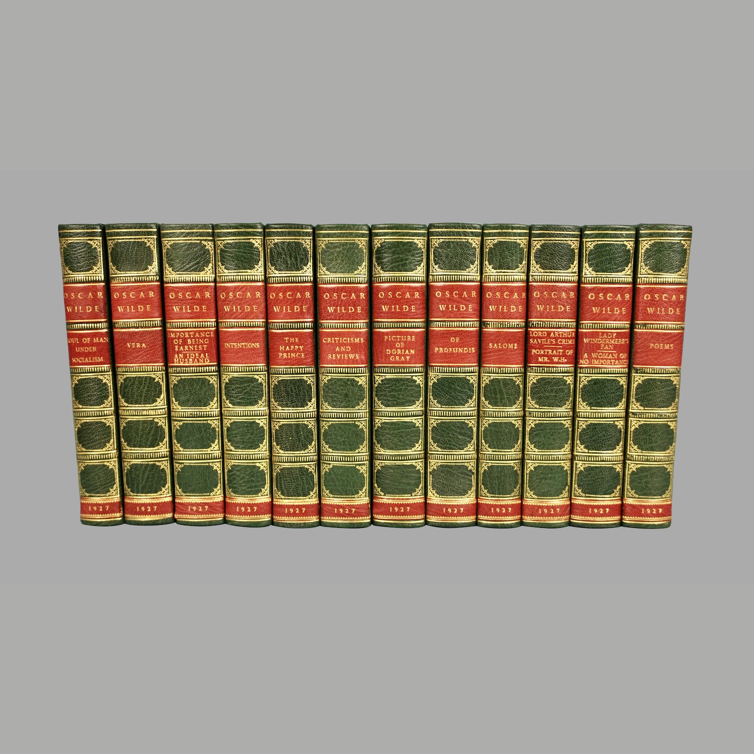 complete-works-oscar-wilde-12-leather-bound-volumes-c323-25