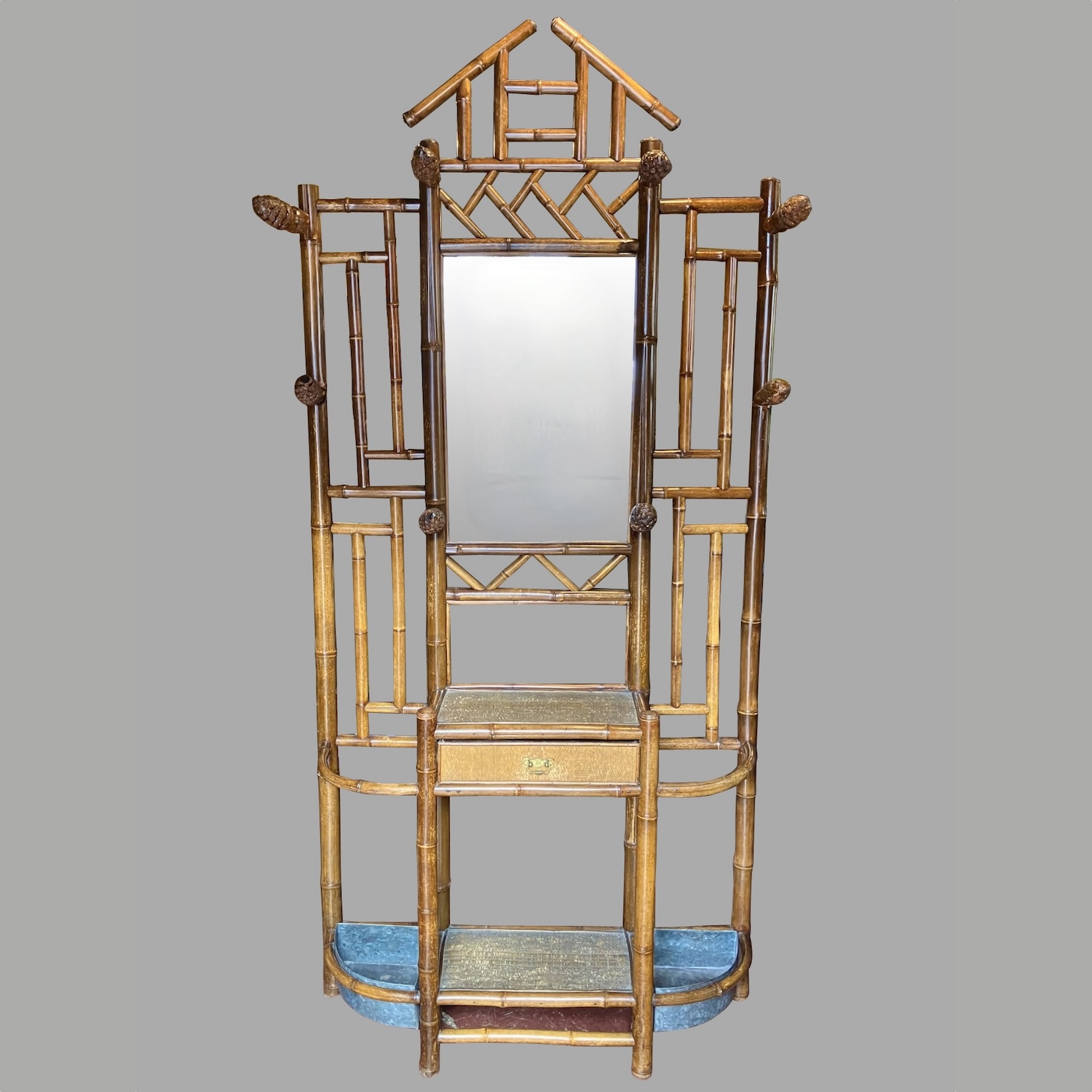 french-nineteenth-century-bamboo-hall-tree-with-central-mirror-drawer-c424-4