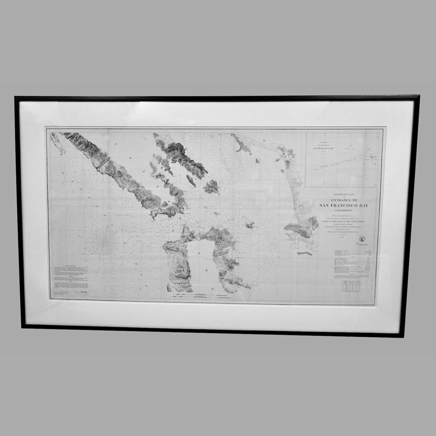 scarce-us-coast-survey-map-depicting-entrance-to-san-francisco-bay-dated-1856-c923-4