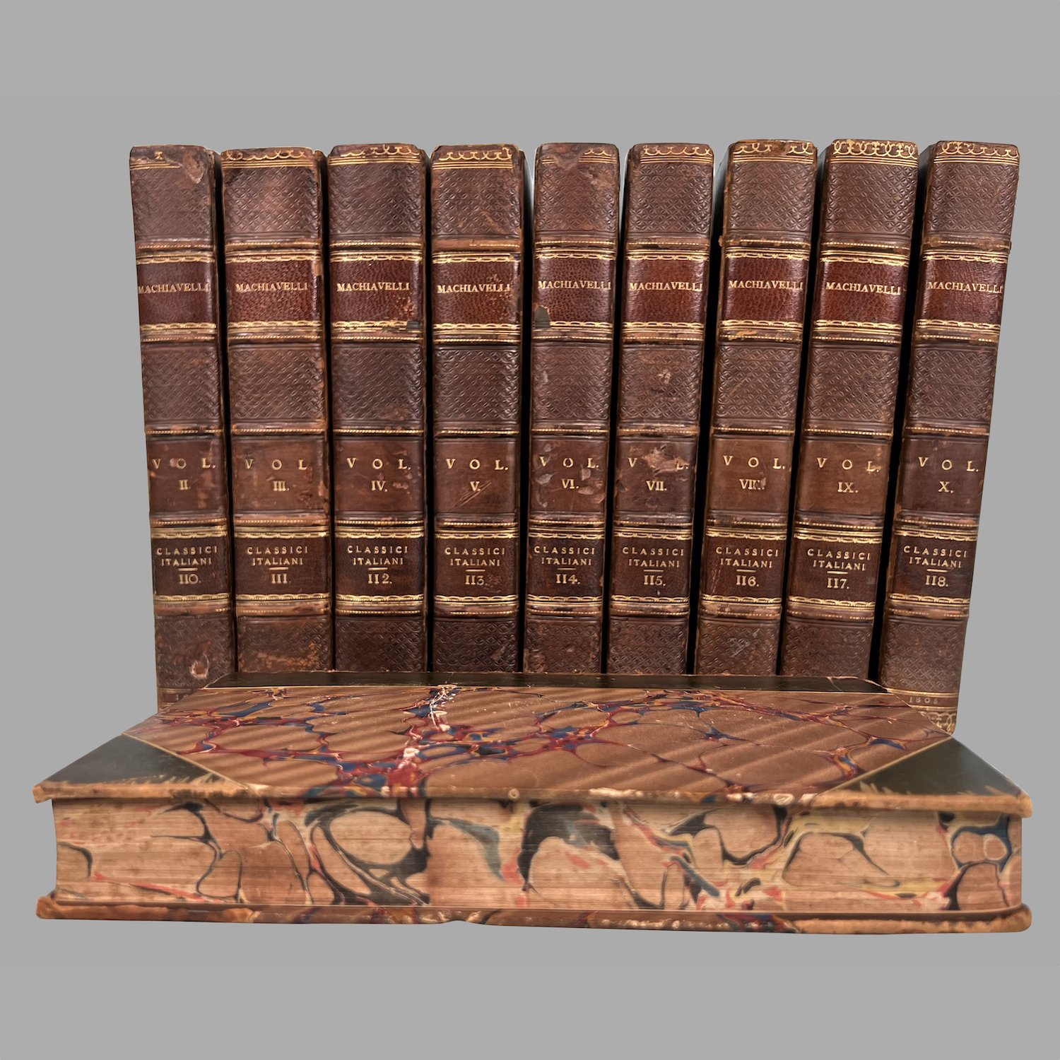 the-works-machiavelli-italian-10-leather-volumes-published-1804-milan-b518-7