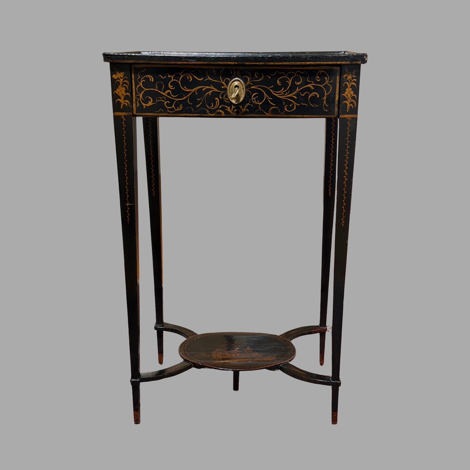 black-gold-lacquer-chinoiserie-decorated-table-with-fitted-interior-drawer-f1225-11