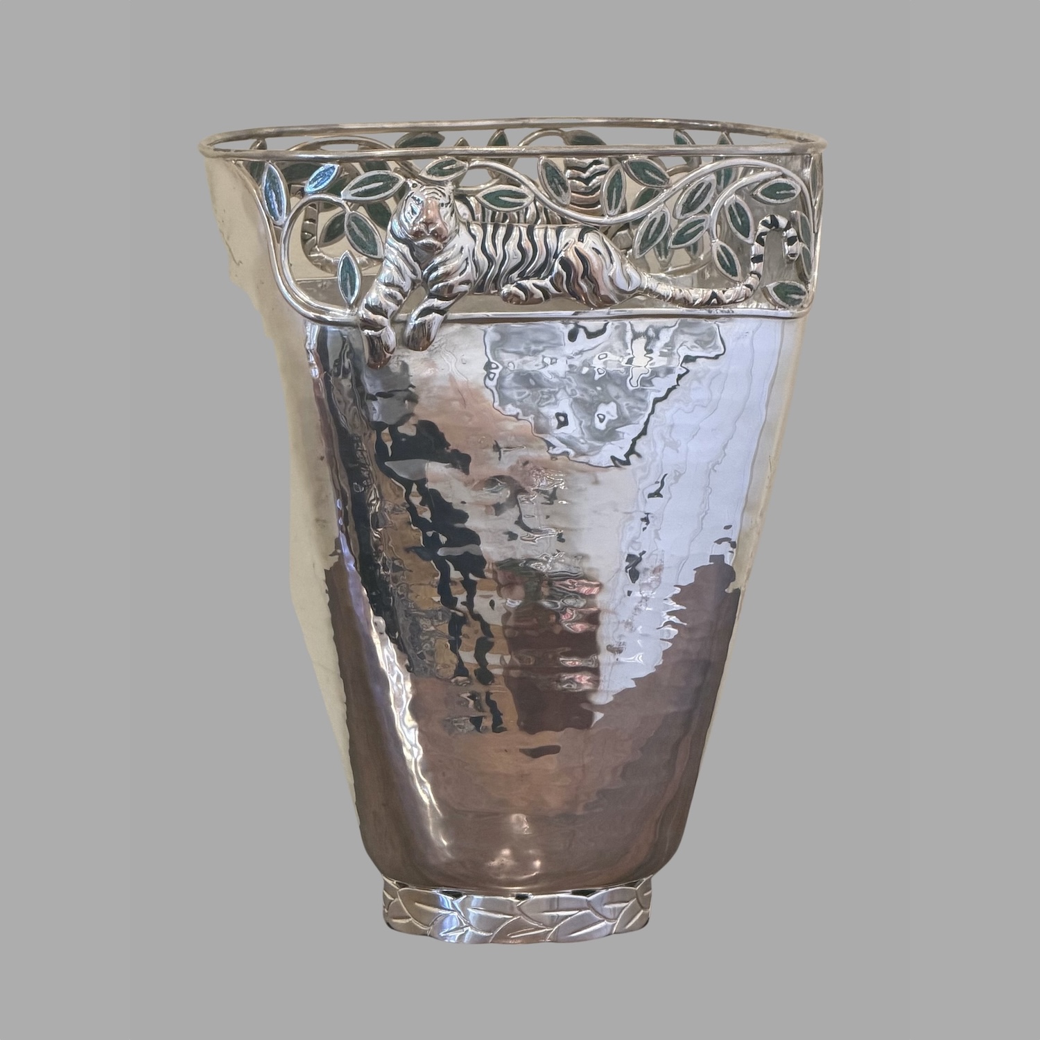 emilia-castillo-mexican-b-1954-silverplated-large-flower-vase-with-tiger-motif-a826-11a