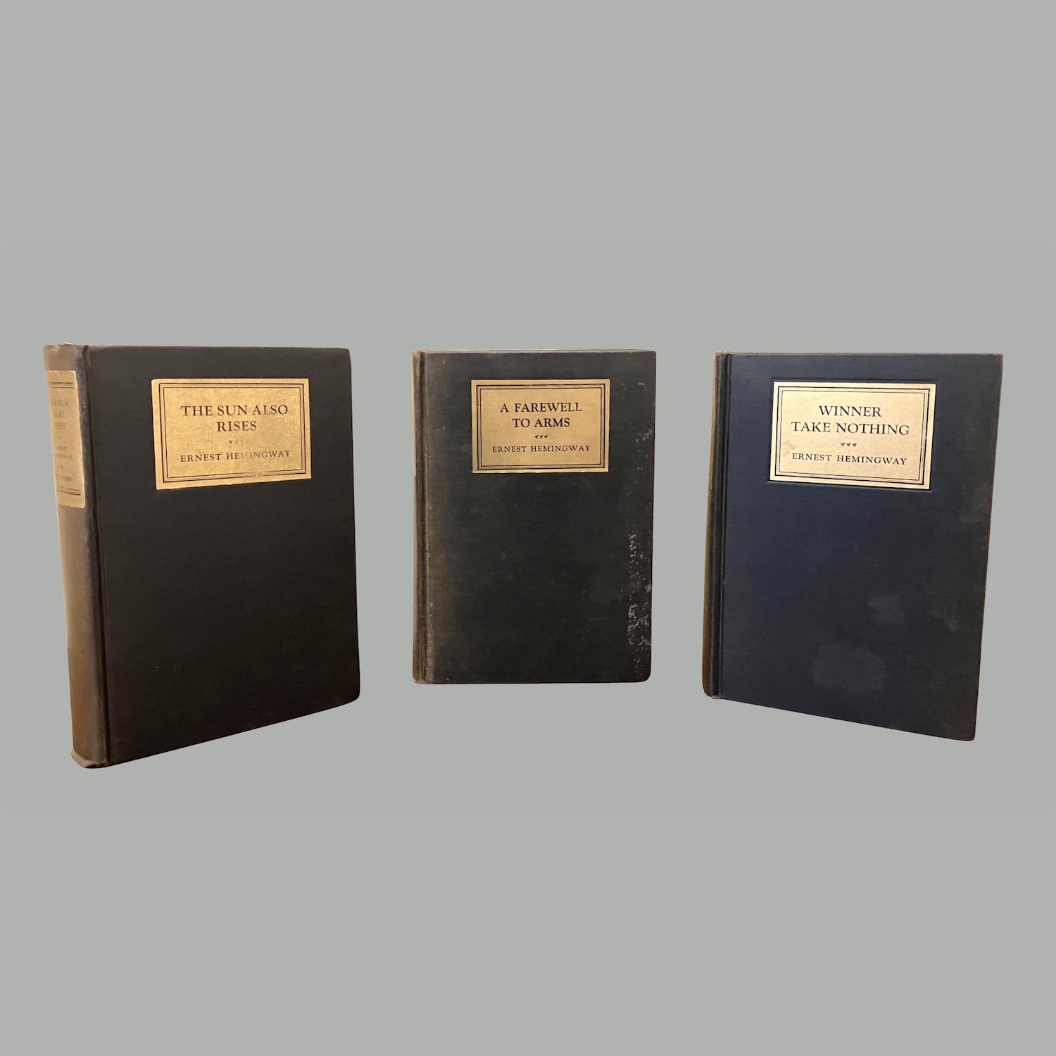 ernest-hemingways-three-earliest-novels-first-editions-published-scribners-b725-25