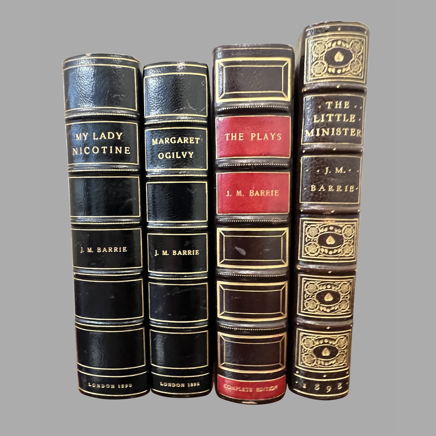 four-leatherbound-volumes-jm-barrie-first-editions-b725-23