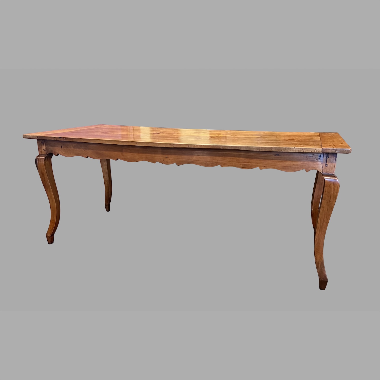 french-late-18th-century-fruitwood-farm-table-with-cabriole-legs-drawer-c925-1