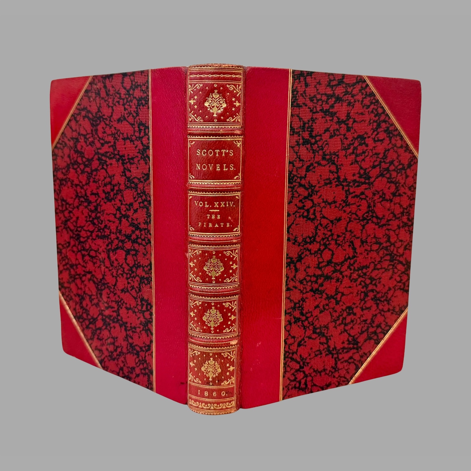 waverly-novels-sir-walter-scott-bound-red-morocco-edinburgh-circa-1860-48-volumes-b926-1a1